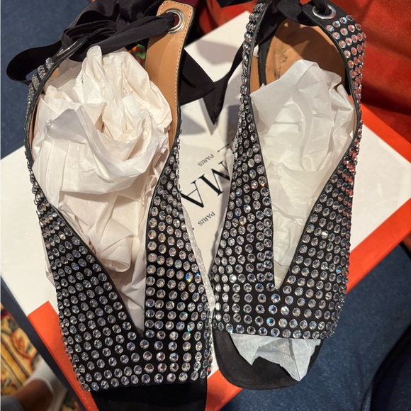 Nomasei, Adora Rhinestone Sandals, Black, size 39.5 /9 - Picture 7 of 7